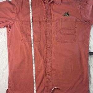 RedHead Brown Casual Button Down Shirt with Embroidered Logo